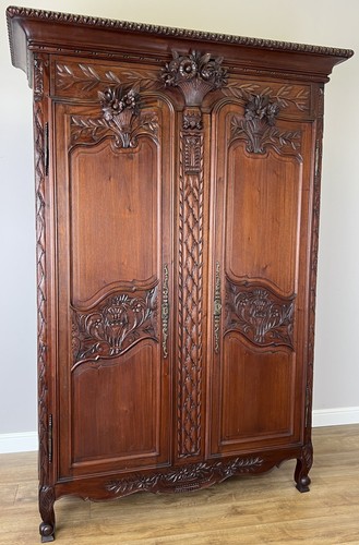 Wardrobe antique french style - wardrobe,