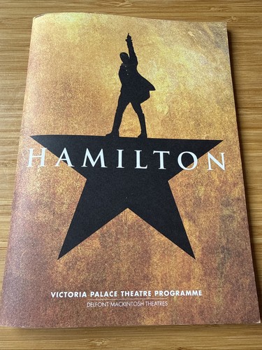 Hamilton the musical - musical, programme