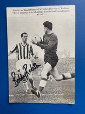 BOBBY ROBSON SIGNED 1956-62