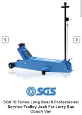 SGS 10 Tonne Long Reach Professional Service Trolley Jack For Lorry Bus Coach