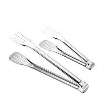 2 Pack Kitchen Tongs Stainless