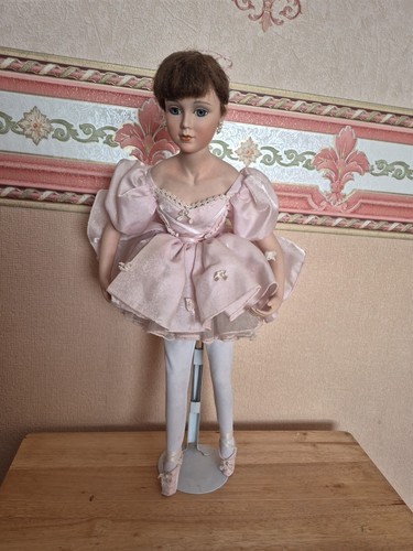 Porcelain ballerina - porcelain,