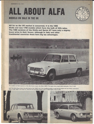 Alfa romeo autocar supplement - alfa,