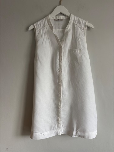 100 linen sleeveless shirt - 100%,