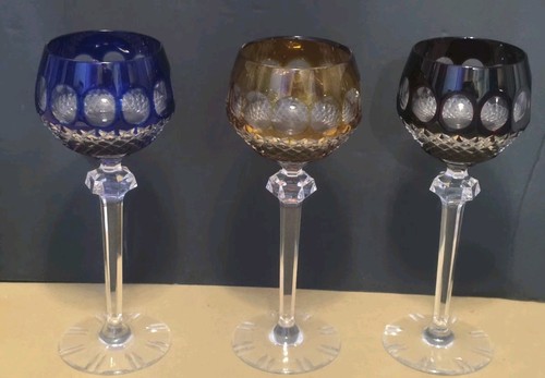 Bohemian crystal hock - bohemian, wine