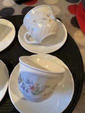 4 ARCOPAL FRANCE MILK GLASS