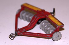 Vintage Dinky Toys Disc Harrow Farm Implement No. 322 1960s