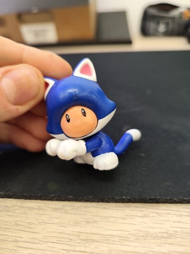 Blue cat toad action - blue, figure