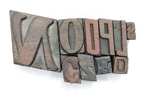 Vintage letterpress mix - vintage,