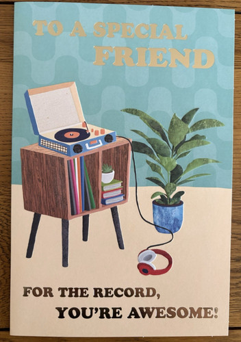 Special friend on - to,