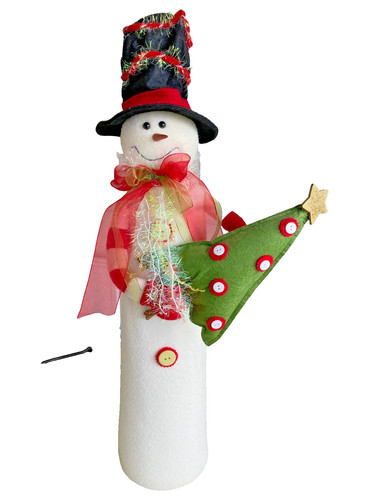 Christmas fleece snowman - christmas,
