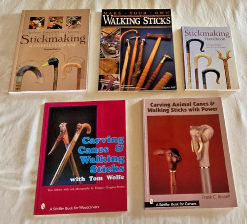 Woodworking walking stick - woodworking,