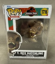 Funko Pop T. Rex Hatchling # 1716 Jurassic Park with ATV Pop protector