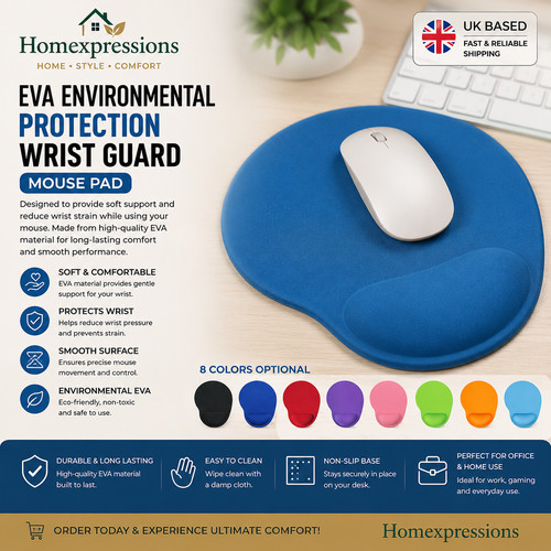 Anti slip mouse pad - anti-slip, ergonomic