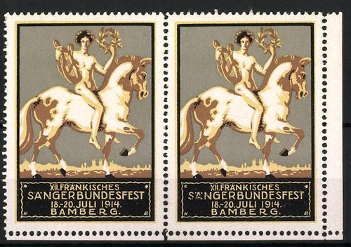 Advertising stamps bamberg - advertising,