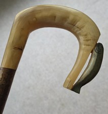 Carved Rams Horn Shepherds