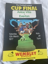 ASTON VILLA V EVERTON 1977