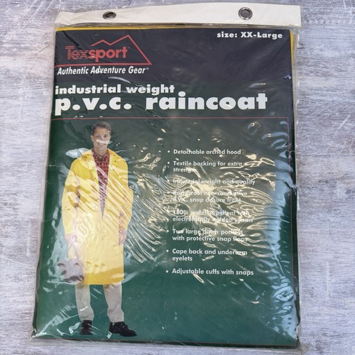 Texsport pvc raincoat - texsport, yellow