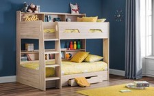 Oak Effect 3' Single Bunk Bed