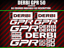 Derbi GPR GP-R 50 Scooter Stickers /  Decal Set  * ALL COLOURS AVAILABLE *