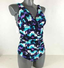 Magisculpt One Piece Swimsuit Padded Swimwear UK 10 EU 38 Multicolour