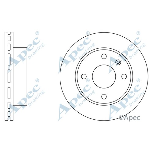 Brake discs vented for - 2x, ford