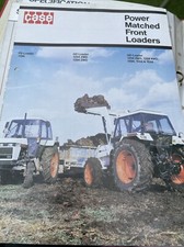 Case 1194-1694 Power Matched Loaders Double Sided  Vintage brochure 1983