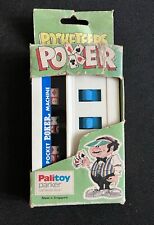 POCKETEERS POKER vintage handheld game - Tomy - Palitoy - 1976 - BOXED