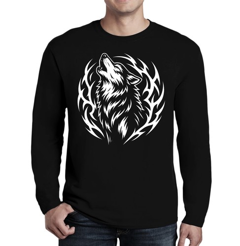 Wolf howling the moon - howling,