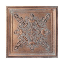 Vintage embossed tin ceiling
