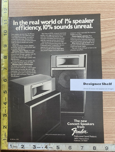Fender concert speakers 1979 - fender,