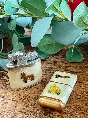 Pair vintage faux mother - vintage,