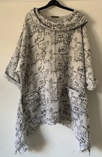 Lagenlook hooded tunic top - lagenlook,