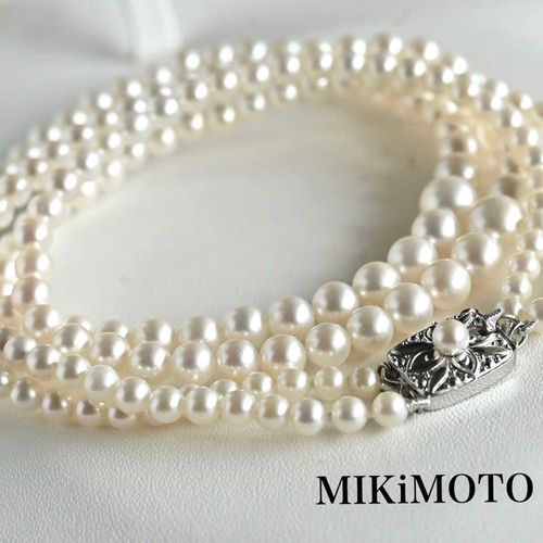 Mikimoto akoya pearl necklace - mikimoto,