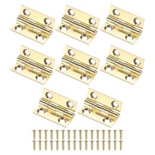 8-Pack Small Door Hinges 1in