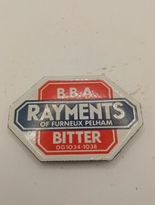Early Rare Metal Rayments Brewery Pump Clip