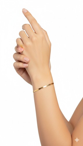 18k solid gold braclet - 18k,