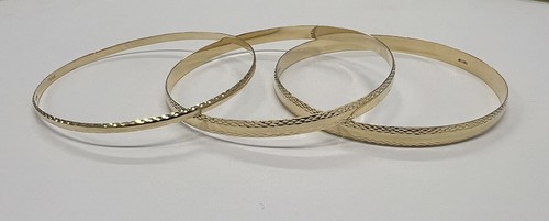 9ct yellow gold diamond cut - gold,