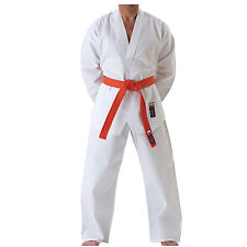 VEE NECK SUIT - White or with Black V - Dobok for Taekwondo etc - BARGAIN PRICES