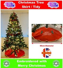 Red Christmas Tree Base Skirt