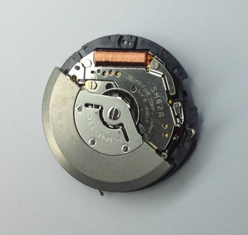 Seiko 5m62a kinetic watch - 5m62a,