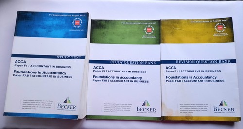 Set books for acca f1 - of,