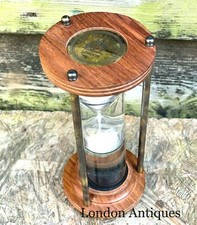 Floating Sand Timer Antique Nautical Marine Royal Navy Hourglass Sand Timer