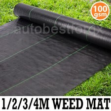 Heavy Duty Weed Control Fabric Membrane Suppressant Barrier Garden Ground Cover