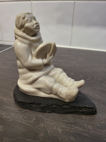 Vintage inuit ornament - inuit, hand