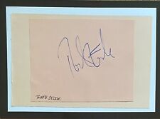 Tommy Steele English Entertainer, Original Autograph on 6 x 4 Card