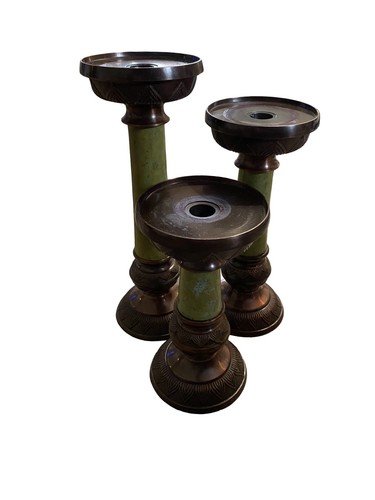 Tuscan style bronze - bronze, pillar