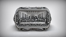 Last Supper wax pattern ring