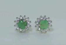 Green Round Emerald Diamonds