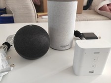 Amazon Alexa Echo 2nd Gen + Echo Dot 4th Gen + Echo Flex Bundle – All Working